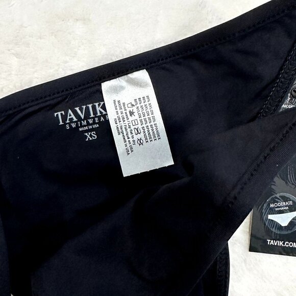 NWT Tavik Antic Moderate Swim Bottom in Black - Extra Small - Picture 4 of 8